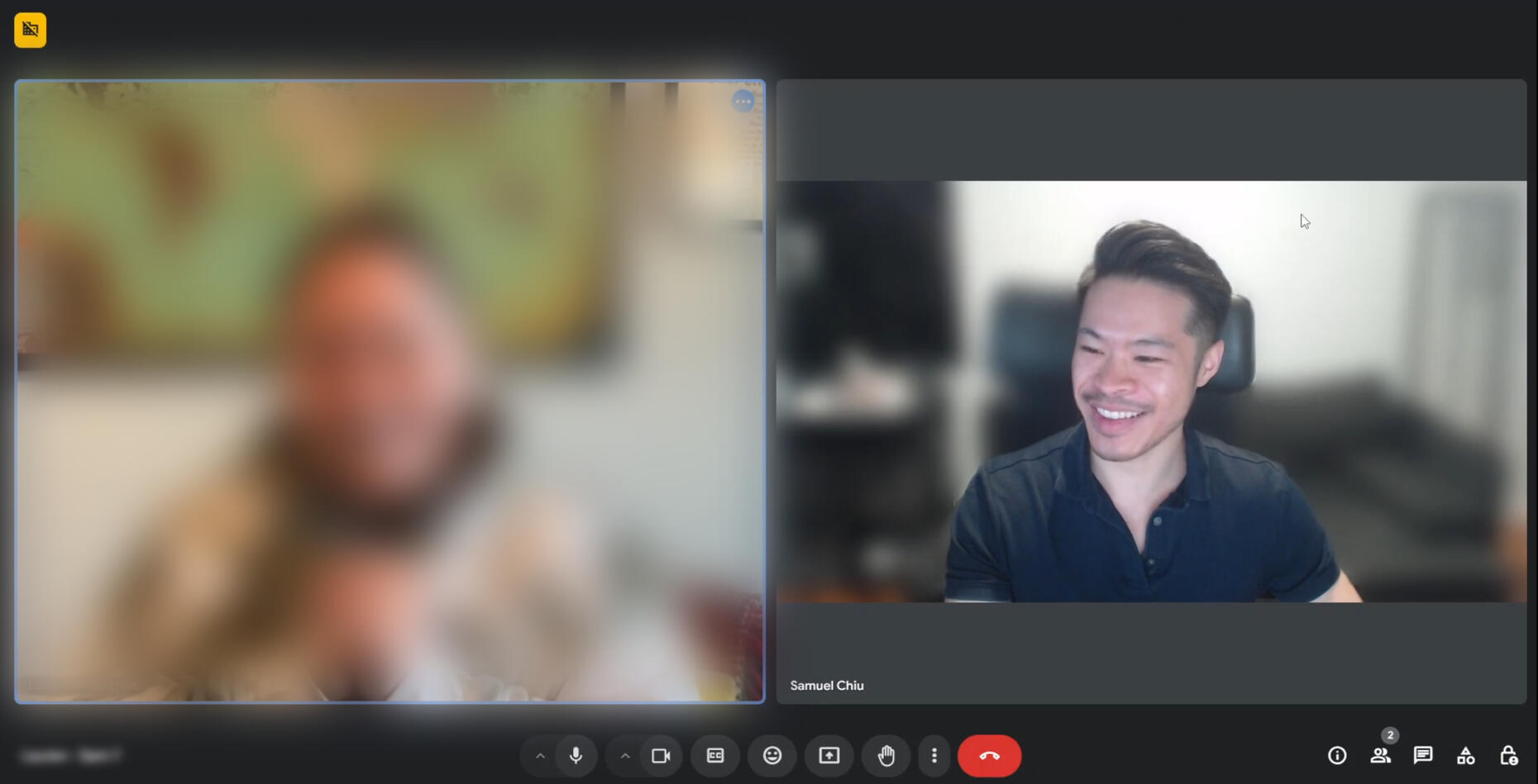 Me on screen - screenshot